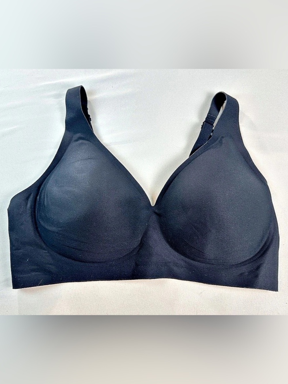 Black Padded Bra No Wire Adjustable Straps Sturdy XXL 2XL
